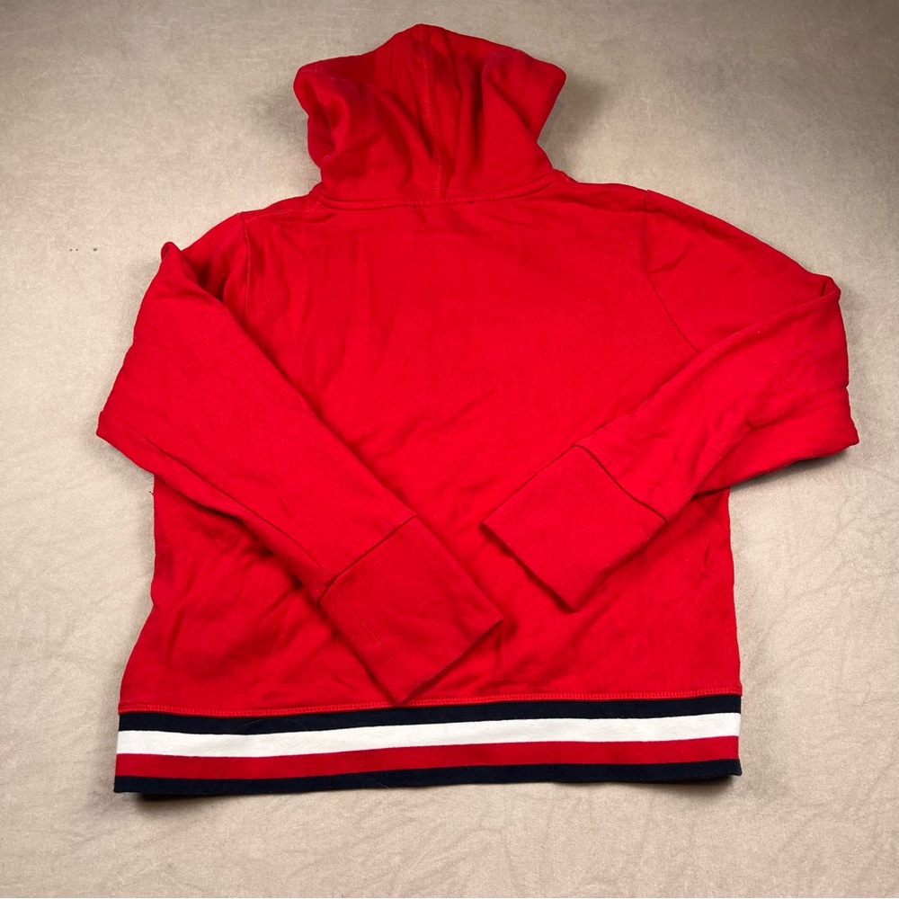 Tommy Hilfiger Red Zip-Up Hoodie - Picture 4 of 5